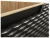 Szafka łazienkowa pod umywalkę 80 cm 2 szuflady OCEAN BLACK czarny + dąb olejowany - detal