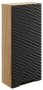 Szafka górna 35 cm OCEAN BLACK czarny + dąb olejowany