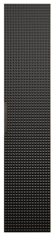 Szafka łazienkowa wysoka 1 drzwi LUXOR BLACK czarny + dąb olejowany