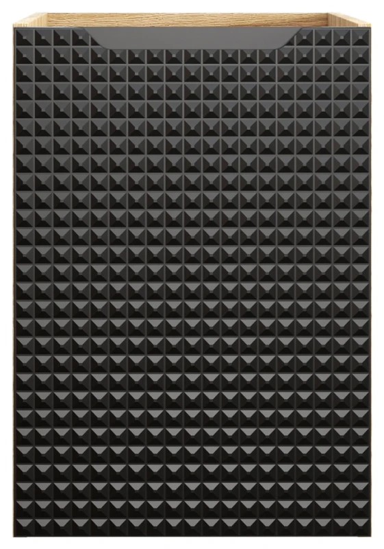 Szafka łazienkowa dolna pod blat 40 cm LUXOR BLACK czarny + dąb olejowany