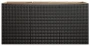 Szafka łazienkowa pod umywalkę 120 cm 3 drzwi LUXOR BLACK czarny + dąb olejowany
