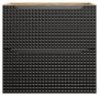 Szafka łazienkowa pod umywalkę 60 cm 2 szuflady LUXOR BLACK czarny + dąb olejowany