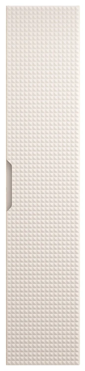 Szafka łazienkowa wysoka 1 drzwi LUXOR BEIGE beż + dąb olejowany