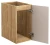 Szafka łazienkowa dolna pod blat 30 cm LUXOR BEIGE beż + dąb olejowany