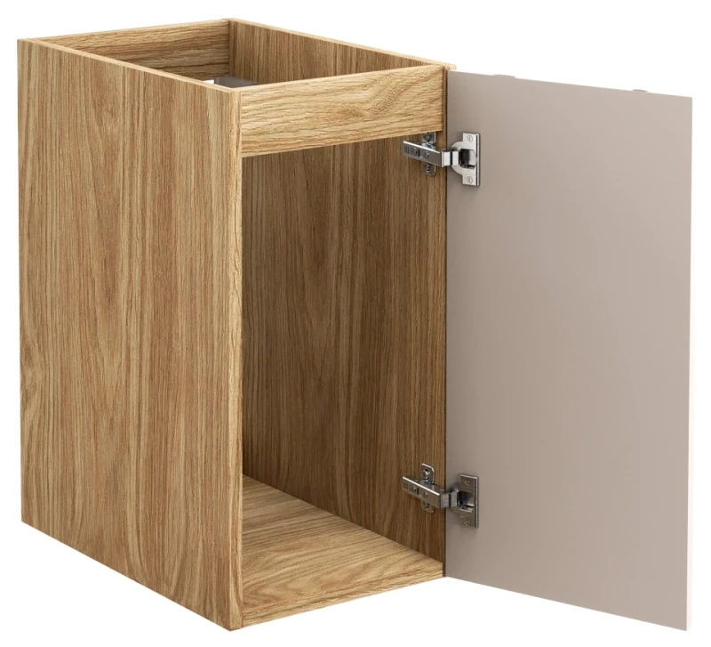 Szafka łazienkowa dolna pod blat 30 cm LUXOR BEIGE beż + dąb olejowany