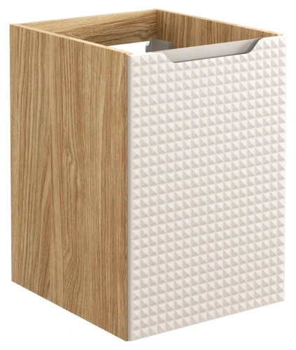 Szafka łazienkowa dolna pod blat 40 cm LUXOR BEIGE beż + dąb olejowany