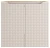 Szafka łazienkowa pod umywalkę 60 cm 2 drzwi LUXOR BEIGE beż + dąb olejowany