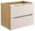 Szafka łazienkowa pod umywalkę 70 cm 2 szuflady LUXOR BEIGE beż + dąb olejowany