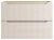 Szafka łazienkowa pod umywalkę 80 cm 2 szuflady LUXOR BEIGE beż + dąb olejowany