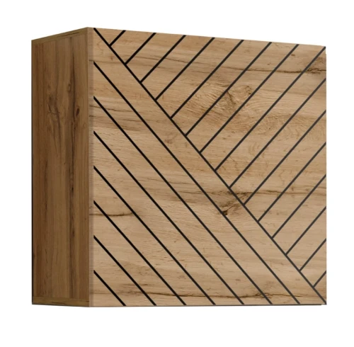 Szafka wisząca Switch III 60 cm z 1 półką do salonu dąb wotan