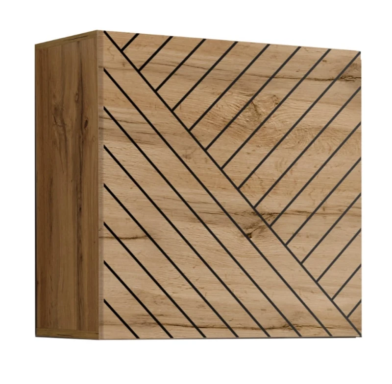 Szafka wisząca Switch III 60 cm z 1 półką do salonu dąb wotan