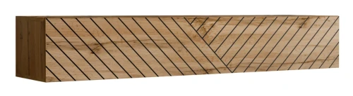 Szafka RTV Switch I 180 cm trzy komory do salonu dąb wotan