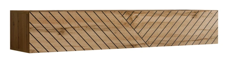 Szafka RTV Switch I 180 cm trzy komory do salonu dąb wotan