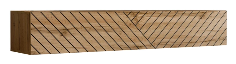 Szafka RTV Switch I 180 cm trzy komory do salonu dąb wotan