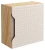 Szafka górna qubik 35 cm LUXOR BEIGE beż + dąb olejowany