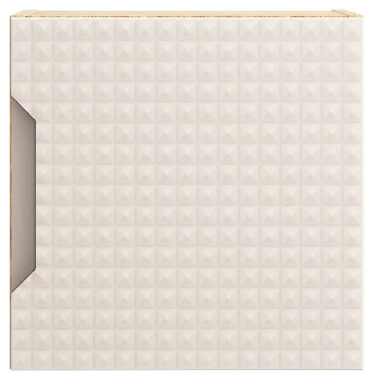 Szafka górna qubik 35 cm LUXOR BEIGE beż + dąb olejowany