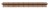Półka wisząca Liam 160 cm do salonu hickory jackson/czarny