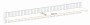 Półka wisząca Liam 160 cm do salonu hickory jackson/czarny