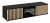 Szafka RTV Cameron 163 cm z LED do salonu czarny/hickory jackson