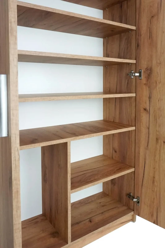 Szafa na buty Point - dąb złoty craft