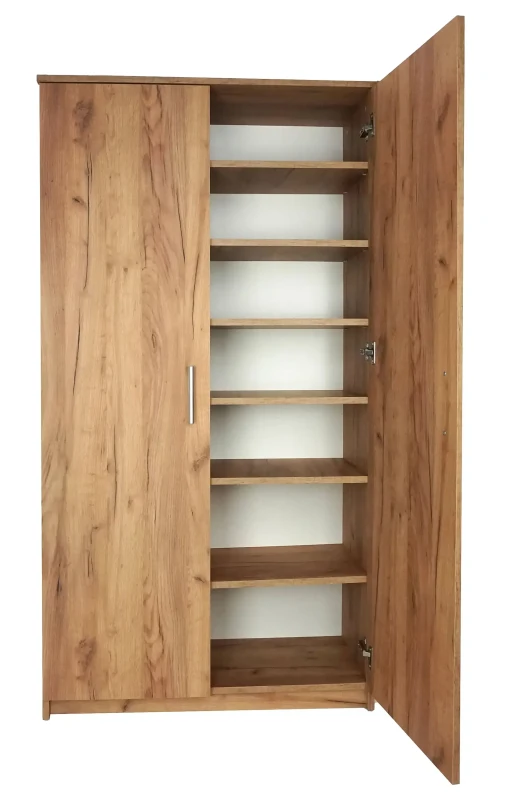 Szafa na buty Point - dąb złoty craft