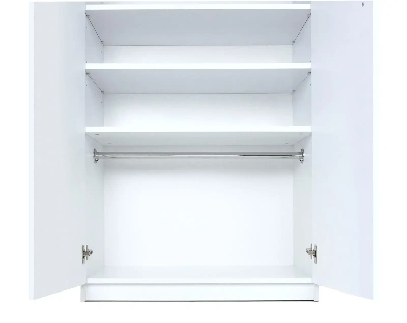 Szafa na buty Dori  - biały gładki