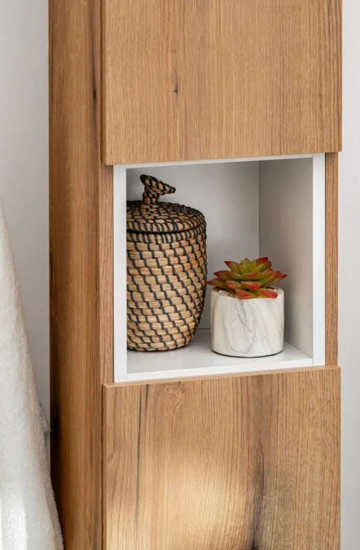 Szafka łazienkowa wysoka NOVA OAK dąb coast evoke