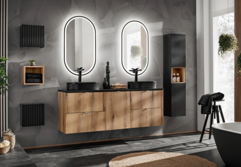 Regał górny qubik NOVA OAK dąb coast evoke