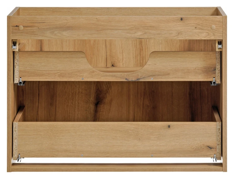 Szafka łazienkowa pod umywalkę 80 cm 2 szuflady NOVA OAK dąb coast evoke
