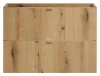 Szafka łazienkowa pod umywalkę 80 cm 2 szuflady NOVA OAK dąb coast evoke