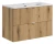 Szafka łazienkowa pod umywalkę 80 cm 2 szuflady NOVA OAK dąb coast evoke