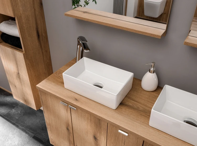 Szafka łazienkowa pod umywalkę 60 cm NOVA OAK dąb coast evoke