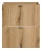Szafka łazienkowa pod umywalkę 50 cm 2 szuflady NOVA OAK dąb coast evoke
