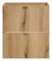 Szafka łazienkowa pod umywalkę 50 cm 2 szuflady NOVA OAK dąb coast evoke