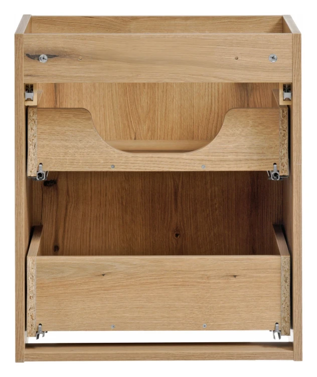 Szafka łazienkowa pod umywalkę 50 cm 2 szuflady NOVA OAK dąb coast evoke