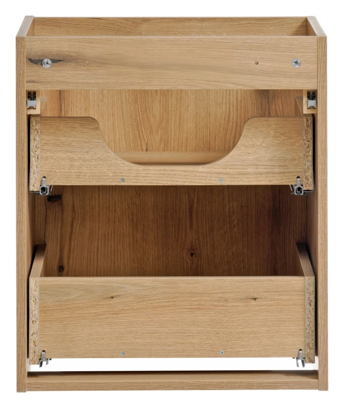 Szafka łazienkowa pod umywalkę 50 cm 2 szuflady NOVA OAK dąb coast evoke