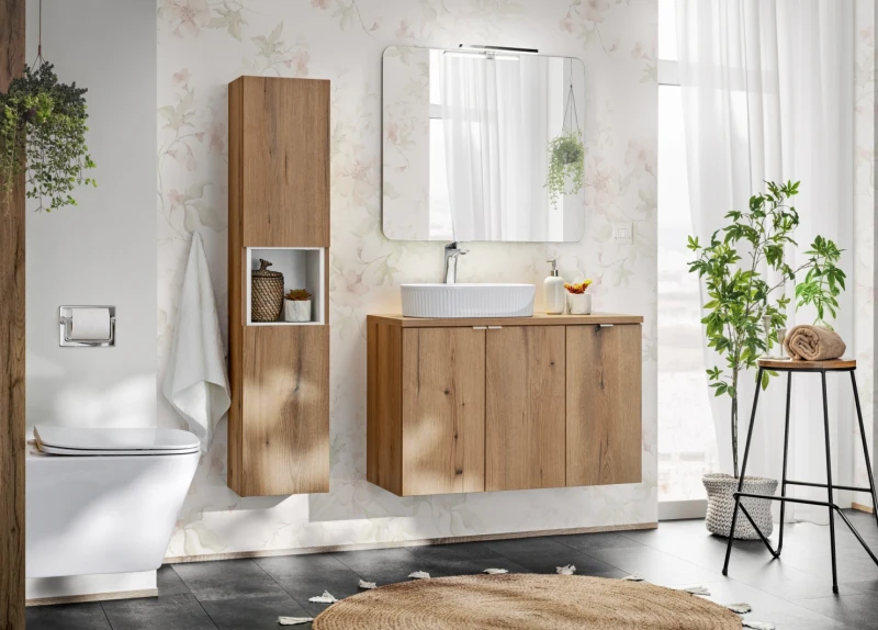 Szafka łazienkowa pod umywalkę 50 cm NOVA OAK dąb coast evoke