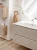 Szafka łazienkowa pod umywalkę 70 cm 2 szuflady OCEAN BEIGE beż + dąb olejowany
