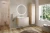 Szafka górna qubik 35 cm LUXOR BEIGE beż + dąb olejowany