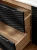 Szafka łazienkowa pod umywalkę 70 cm 2 szuflady LUXOR BLACK czarny + dąb olejowany