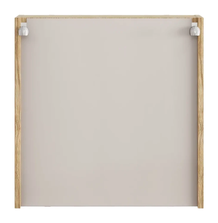 Szafka górna qubik 35 cm LUXOR BLACK czarny + dąb olejowany