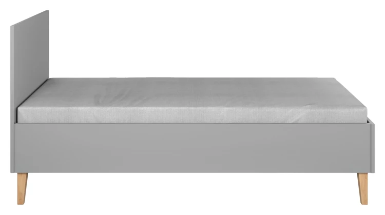 Łóżko dziecięce 180x80 KUBI szare