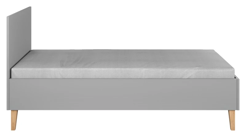 Łóżko dziecięce 180x80 KUBI szare