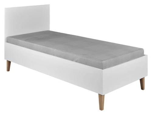 Łóżko dziecięce 180x80 KUBI białe