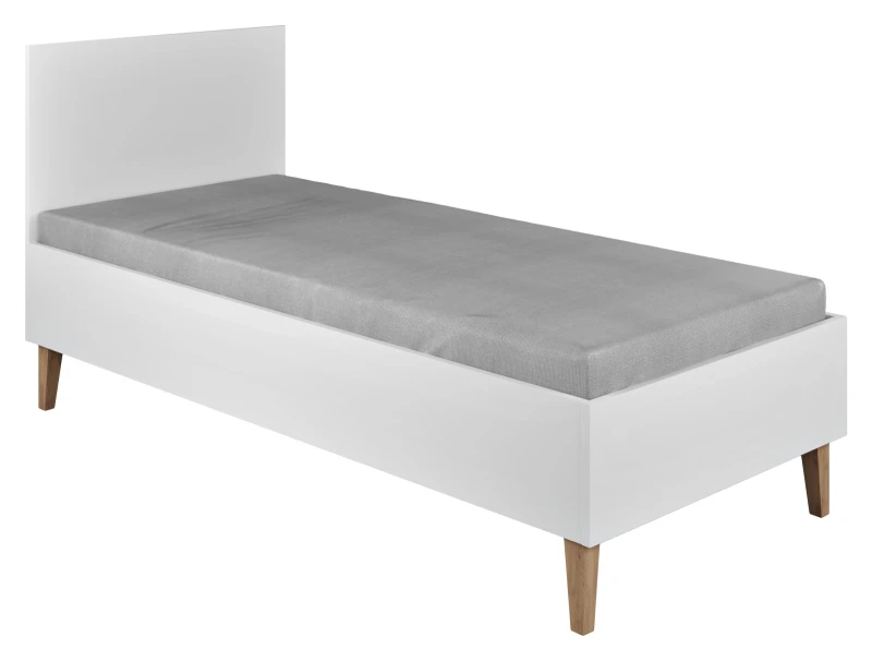 Łóżko dziecięce 180x80 KUBI białe