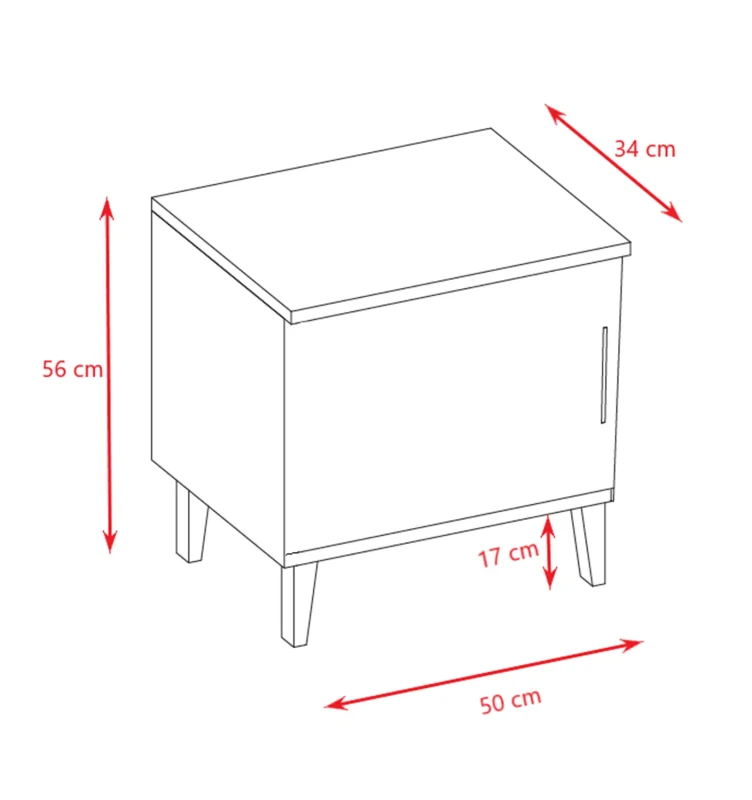 Zestaw mebli młodzieżowych KUBI kaszmirowy