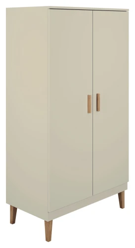 Szafa dwudrzwiowa KUBI 100 cm do pokoju dziecięcego i młodzieżowego kaszmirowa