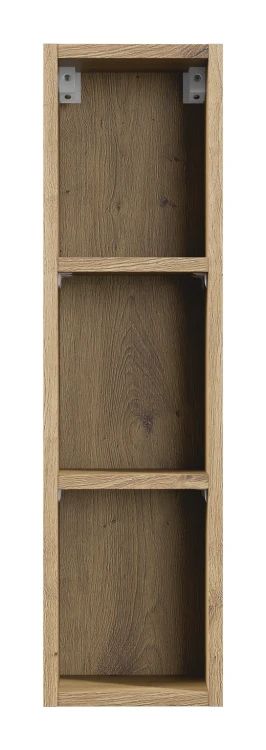 Regał łazienkowy górny 20 cm Bella Cashmere otwarty 2 półki dąb artisan