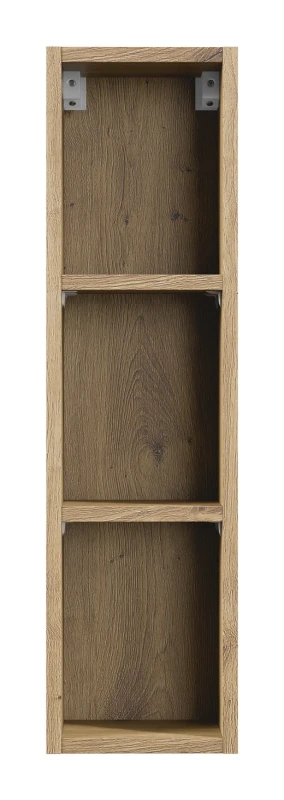 Regał łazienkowy górny 20 cm Bella Cashmere otwarty 2 półki dąb artisan