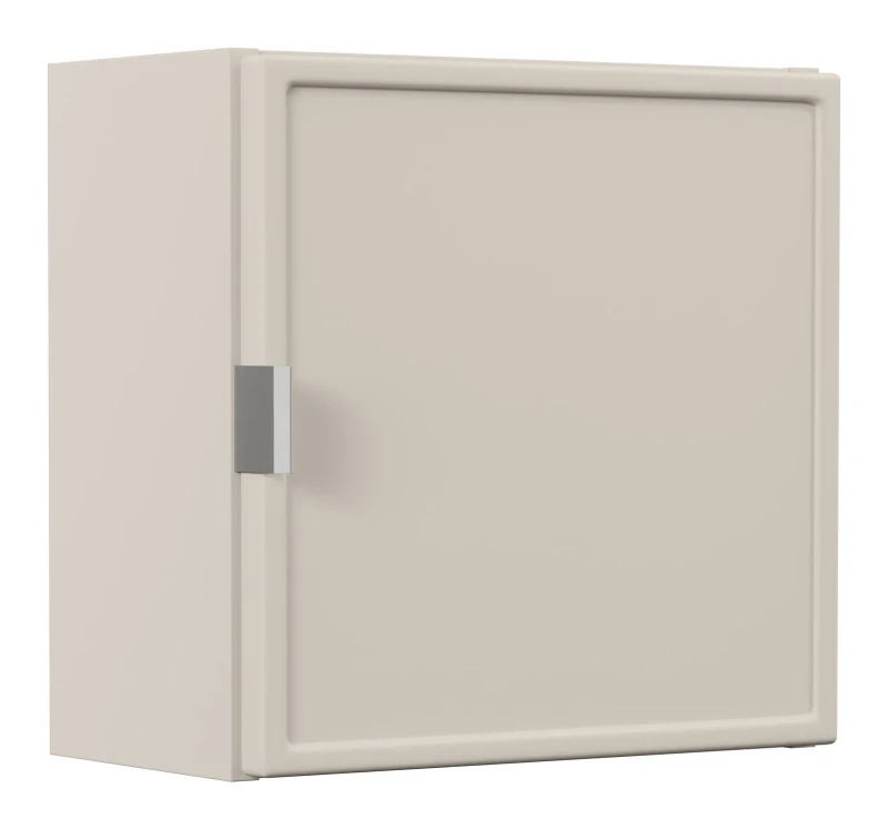 Szafka łazienkowa górna Qubik 35 cm Bella Cashmere jednodrzwiowa